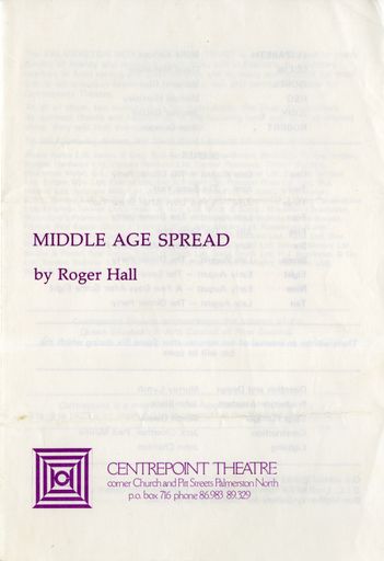 Middle Age Spread - Centrepoint Theatre programme