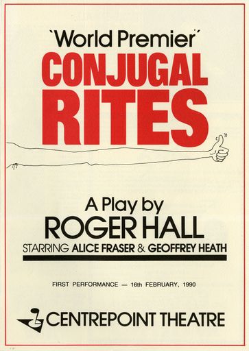 Conjugal Rites - Centrepoint Theatre programme