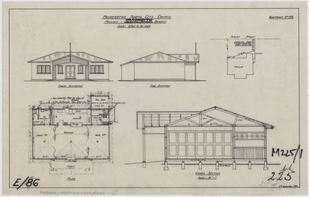 Plan of pavilion at Hokowhitu Domain