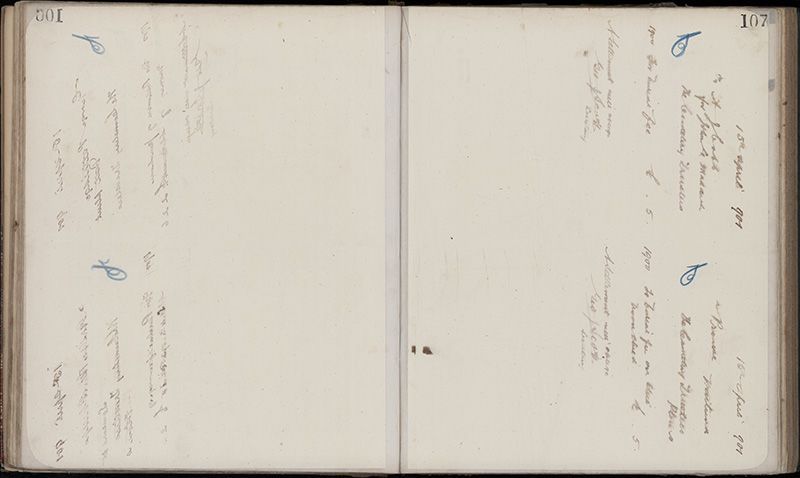 Outwards Correspondence of the Palmerston North Cemetery Trustees, 1898 -1902 134