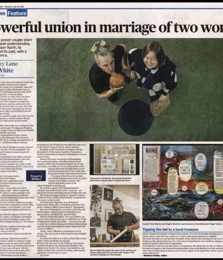 Memory Lane - "Powerful union in marriage of two worlds"
