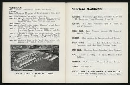 Palmerston North Diary: December 1958 14
