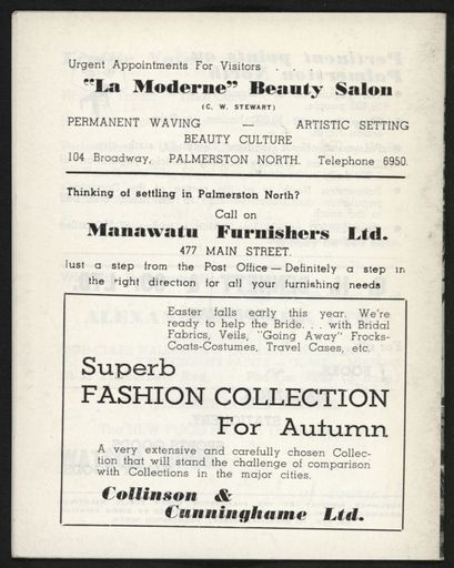 Palmerston North Diary: March 1959 - 16