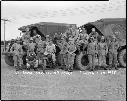 Drivers, B VEH, Special Company, 15th Intake, Central District Training Depot, Linton