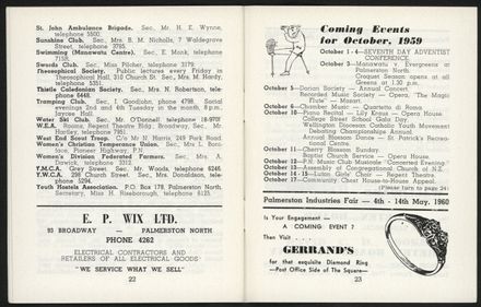 Palmerston North Diary: October 1959 - 13