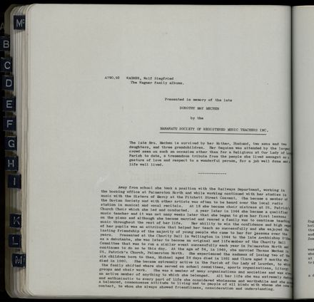 Memorial Book Register
