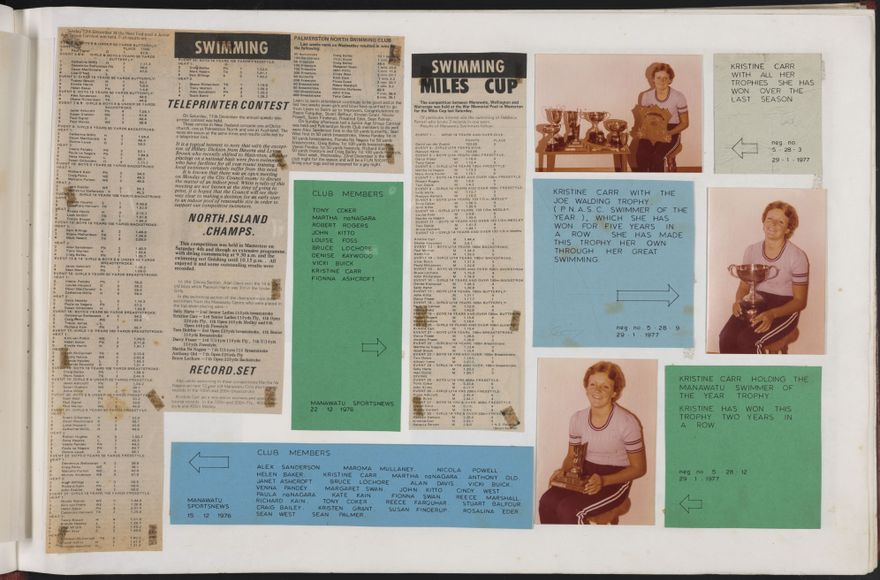 PN Amateur Swimming Club archive book