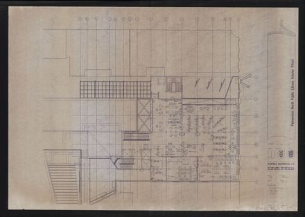 Architectural Plans of the redevelopment of the C M Ross building into the Palmerston North City Library 15