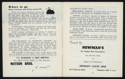 Palmerston North Diary: September 1957 3