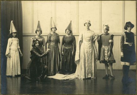 Cast of The Swineherd - Craven School Play