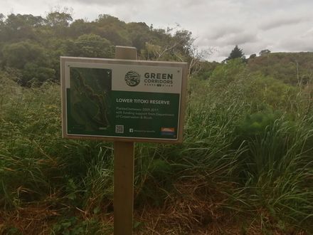 Green Corridors signage, Summerhill