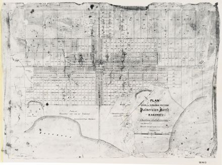 Plan of Town and Suburban Sections, Palmerston North, Manawatu (Showing Subdivisions)