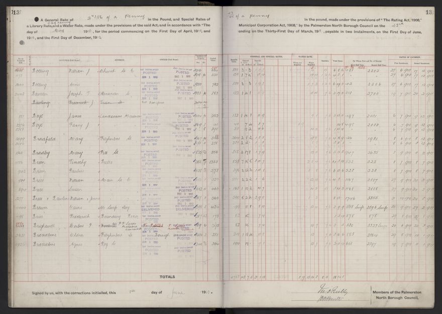 Rate book, 1910-1911 - 2021Pa_PNCC2-23-2-V18_033999-0016