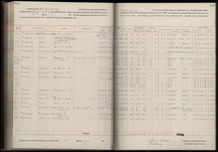 Rate book, 1912-1913 - 2021Pa_PNC2-23-2-V20_034001-0115