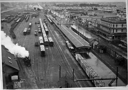 Main Street Railway Station and yards