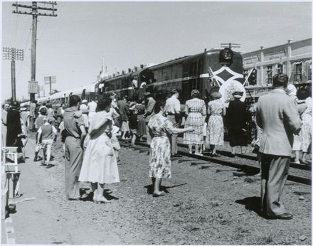 Queen Elizabeth II and Prince Philip departing Palmerston North - Resource cover image