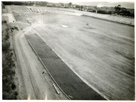 Construction of Grandstands, Memorial Park - Resource cover image