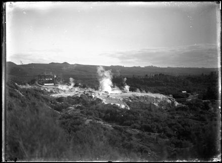View of Thermal Pools, Rotorua