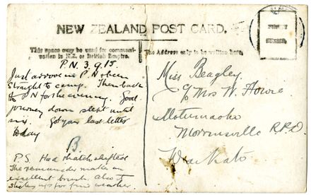N.Z. Rifle Brigade, Rangiotu Camp page 2