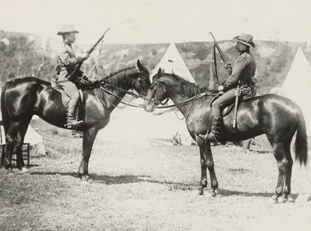 Members of the Manawatu Mounted Rifles