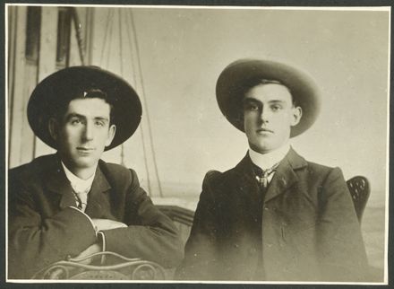 Portrait of two men