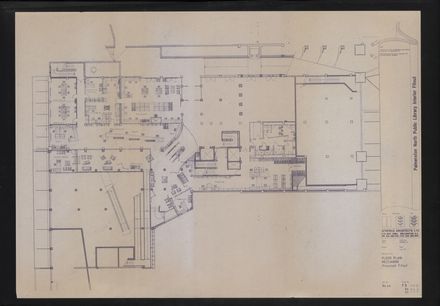 Architectural Plans of the redevelopment of the C M Ross building into the Palmerston North City Library 7