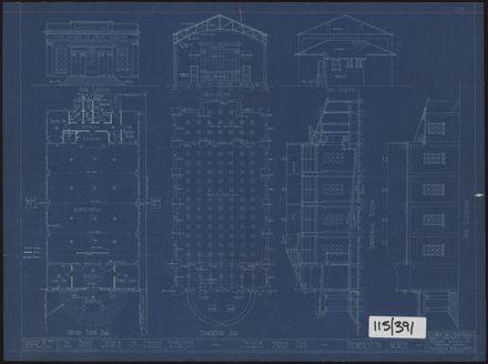 The First Church of Christ Scientist Blueprints