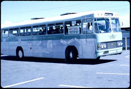 Palmerston North City Bus Decorated for Tavern Tour