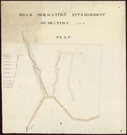 Road Formation, Fitzherbert, on Section 204
