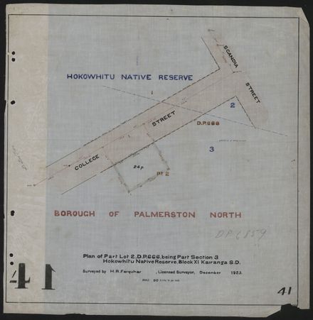 Survey Plans (subdivisions) 1938 - 1951