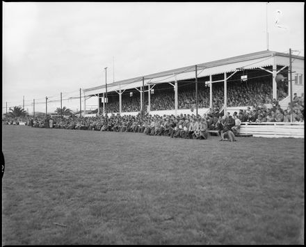 "No Room in Stand at Rugby Trial"