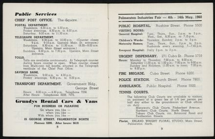 Palmerston North Diary: September 1959 6