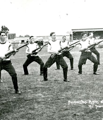 Palmerston North Rifle Volunteers at drill