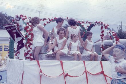 Floral Parade - Palmerston North Outdoor Skating Club Float