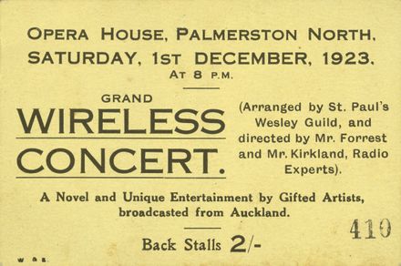 Admission ticket to Grand Wireless Concert