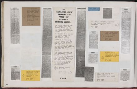 PN Amateur Swimming Club archive book