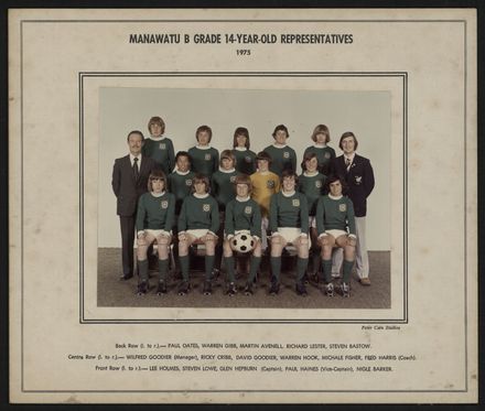 Manawatu B Grade 14-Year-Old Representatives 1975