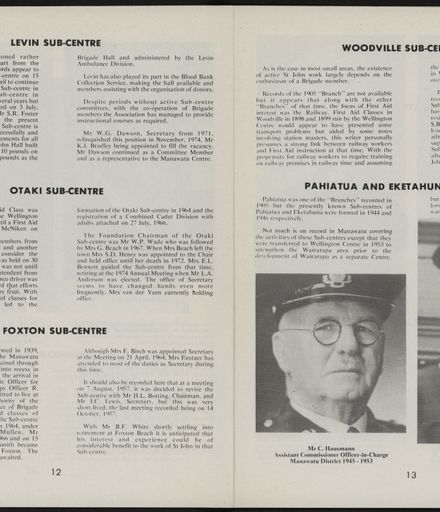 History of the St John Ambulance Association Manawatu, 1900-1975 8