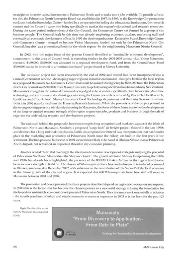 Council and Community: 125 Years of Local Government in Palmerston North 1877-2002 - Page 98