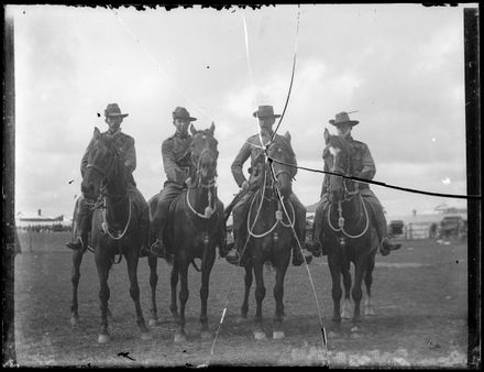 Unidentified Soldiers on Horseback
