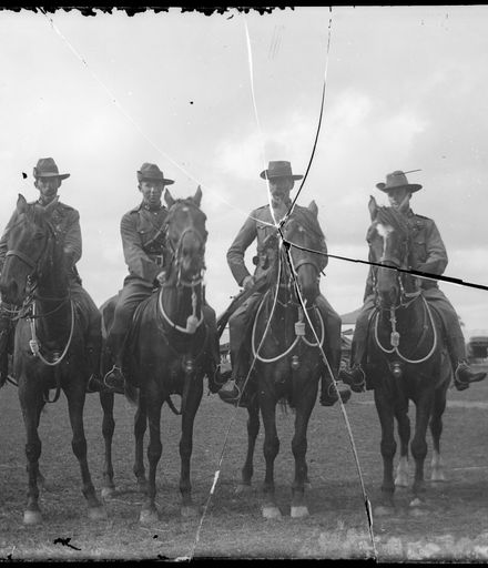 Unidentified Soldiers on Horseback