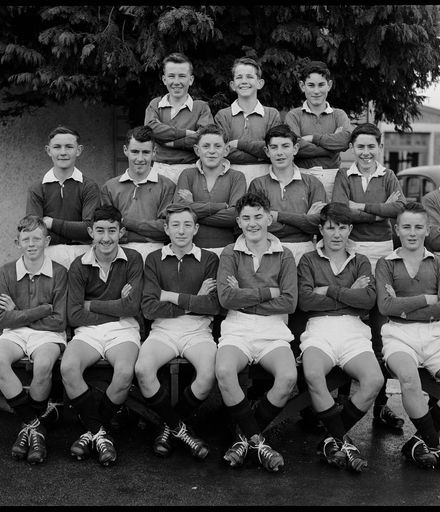Boys Sports Team, Palmerston North Technical High School
