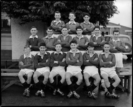Boys Sports Team, Palmerston North Technical High School