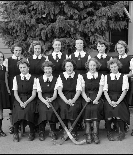 Hockey Team, Palmerston North Technical High School