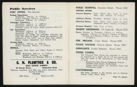 Palmerston North Diary: September 1957 6