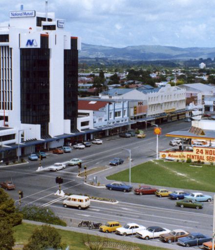 The corner of Fitzherbert Avenue and The Square