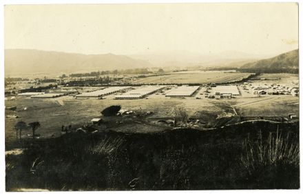 View of a Military Training Camp - postcard from Bob Eastwood