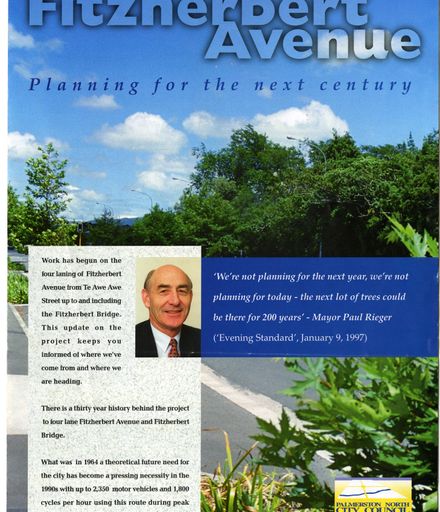 Fitzherbert Avenue: Planning for the next century