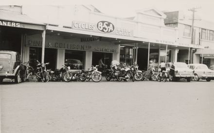 Pink and Collison bike shop
