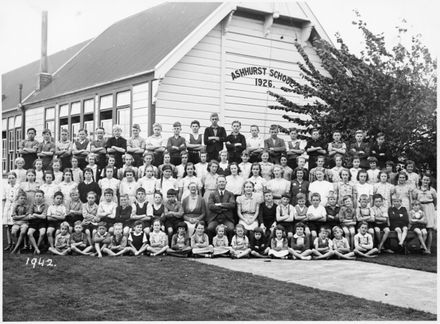 Ashhurst School, Whole of School Group Photograph